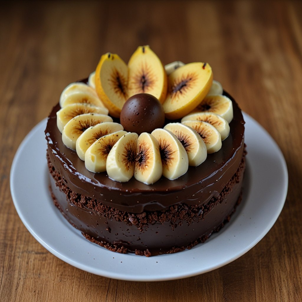 gateau banane pepite chocolat