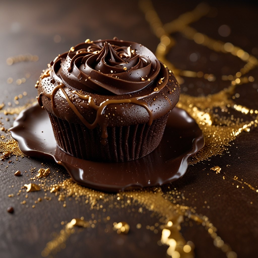 glaçage cupcake chocolat