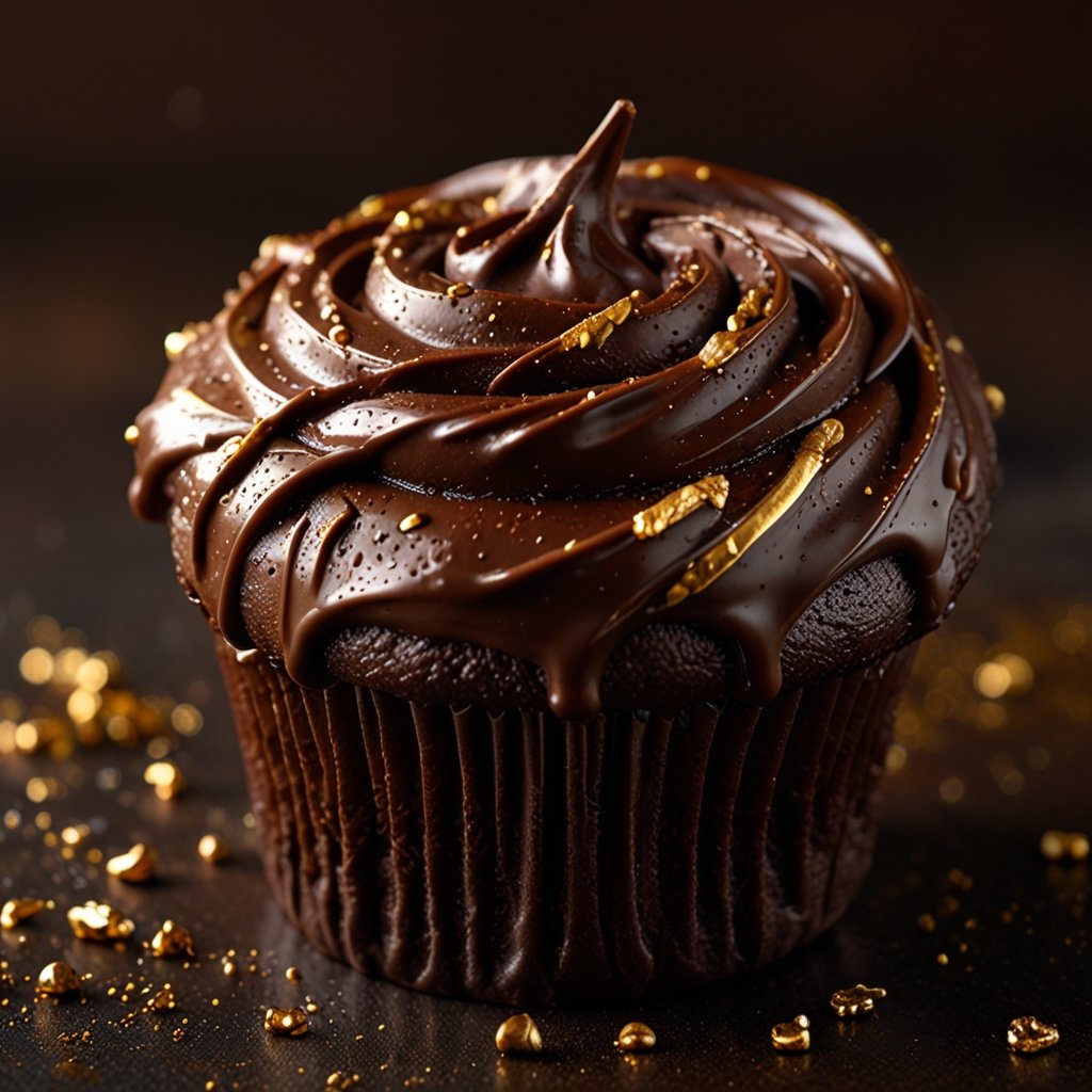 glaçage cupcake chocolat