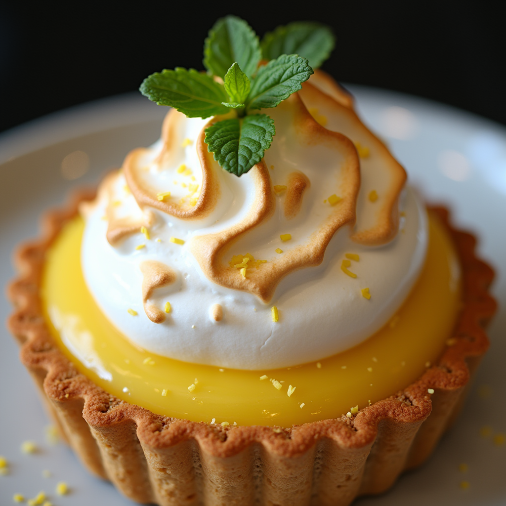 tarte au citron meringuée