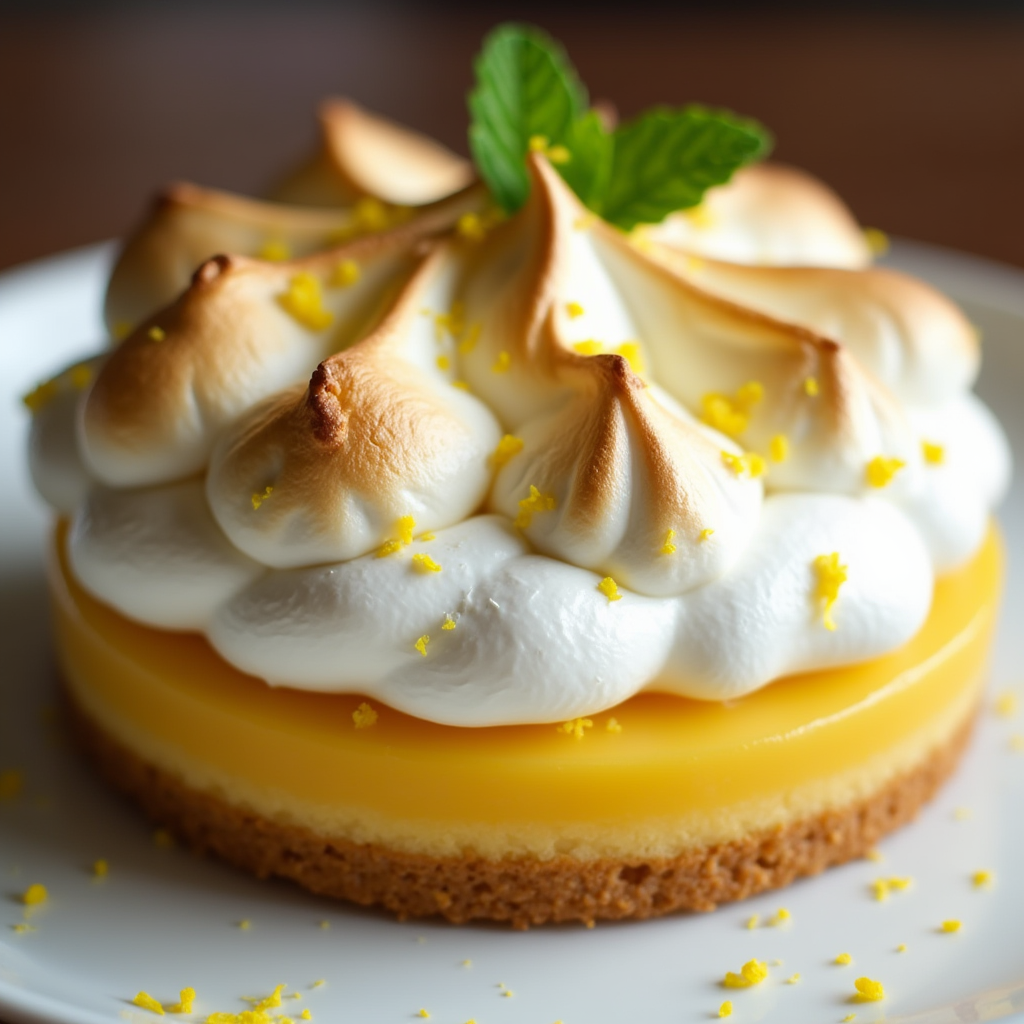 tarte au citron meringuée