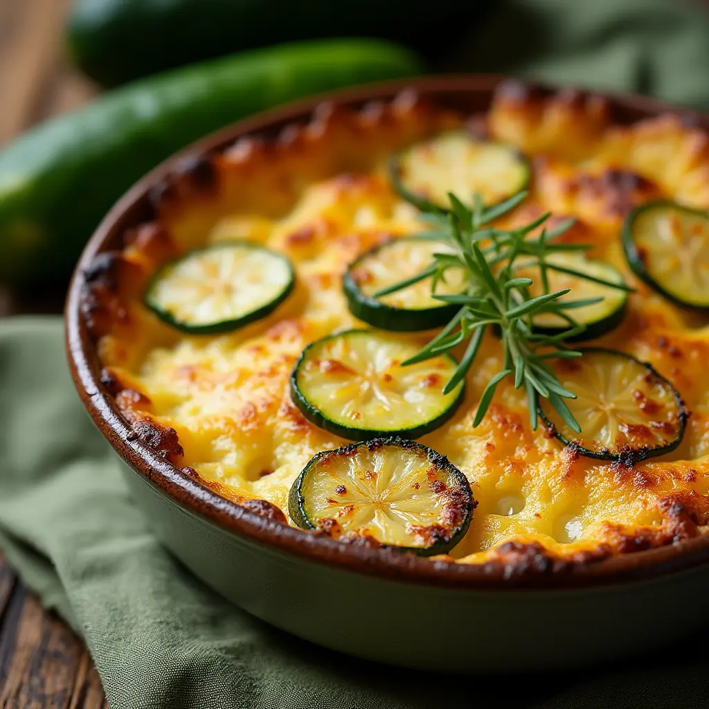 gratin de courgettes au cantal laurent mariotte