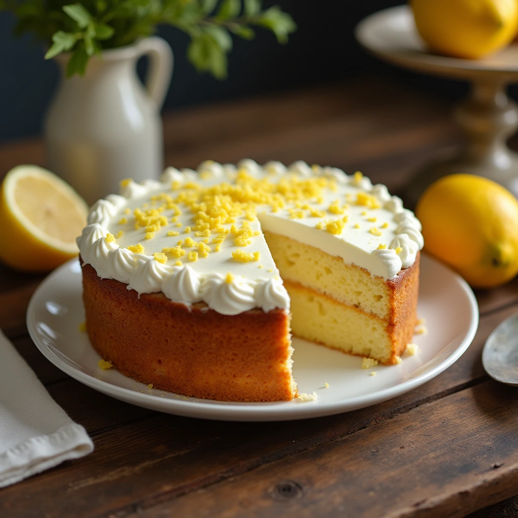 gâteau à la ricotta et citron