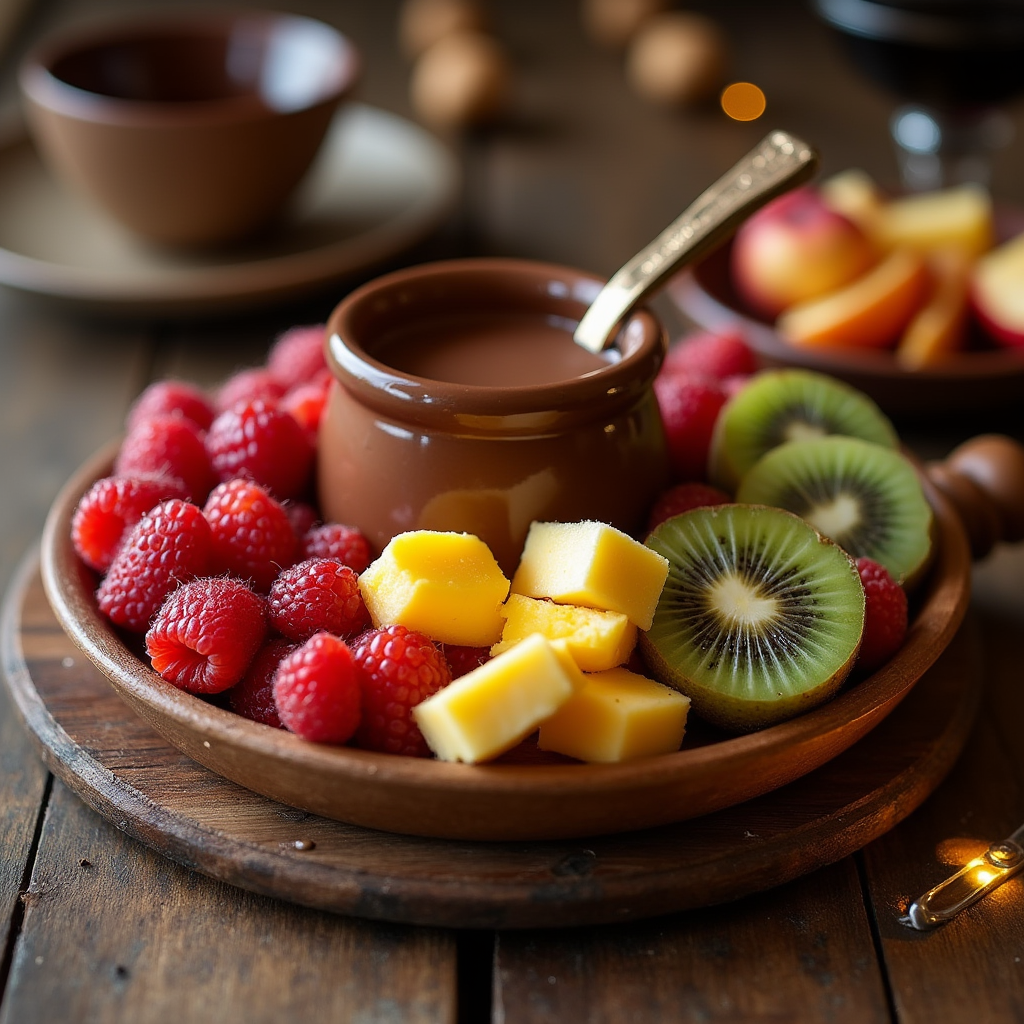 fruits pour fondue au chocolat